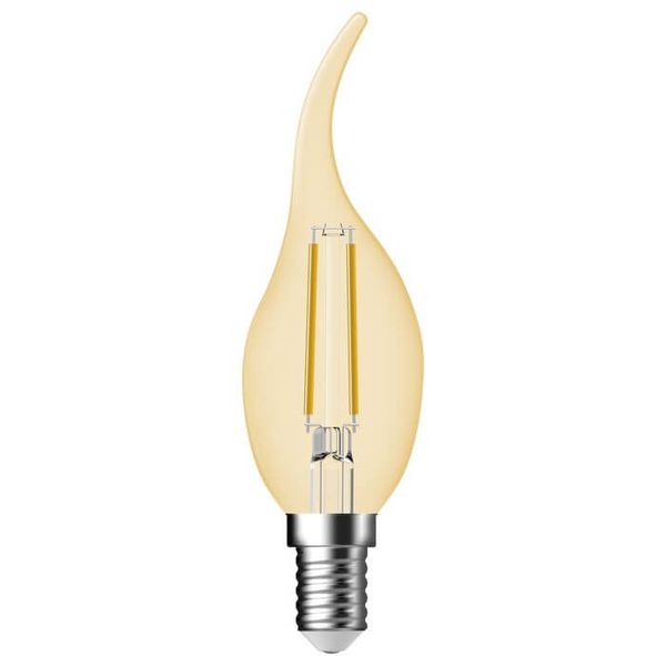 Nordlux LED Kerze Filament Deco Classic E14 dimmbar 4,8W 2500K extra-warmweiss Gold 2080111458