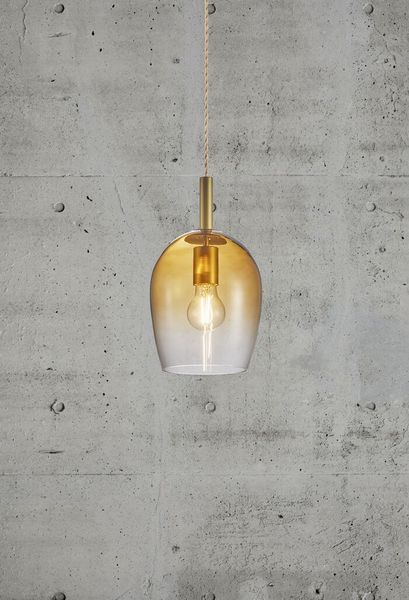 Nordlux Uma 18 Hängeleuchte E27 Bernstein-Farbe / Amber 2112703027