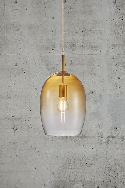 Nordlux Uma 23 Hängeleuchte E27 Bernstein-Farbe / Amber 2112723027