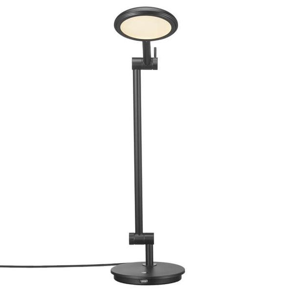 Nordlux Bend LED Tischleuchte schwenkbar 5W Schwarz warmweiss