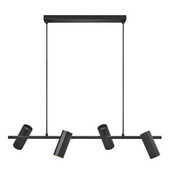 Nordlux Alanis Pendelleuchte 4-fach schwarz GU10 schwenkbar 2213423003