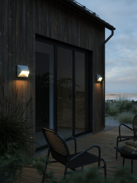 Nordlux Pontio 27 Wandleuchte GU10 IP54 Verzinkt Premium-Außenbeleuchtung 2218191031