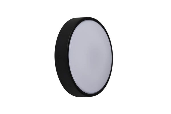 Nordlux Oliver Round LED Wandleuchte rund schwarz IP54 2218261003