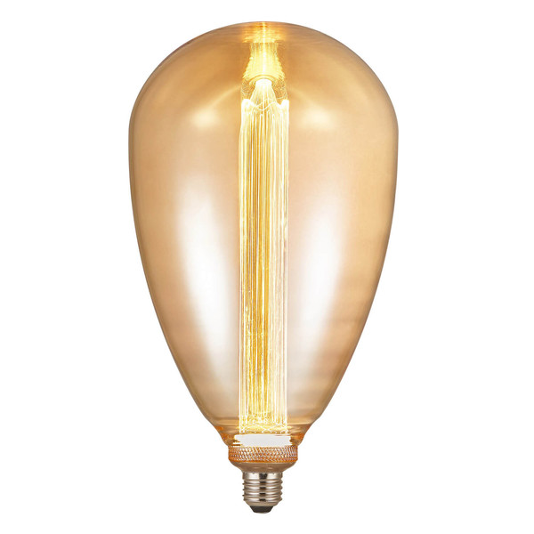 Nordlux 2290042758 DecoE27 G173 Retro Dim LED E27 Leuchtmittel 3,5W Dimmbar Warmweiss Goldfarben