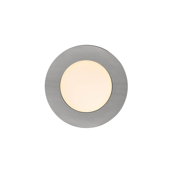 Nordlux 2310016055 LEONIS 1-Kit LED Einbaustrahler 4,5W Warmweiss Nickel IP65