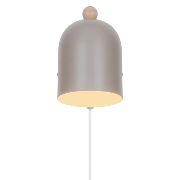 Nordlux Wandleuchte Gaston Hell braun E27 19,5cm Metall 2412671018