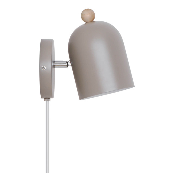 Nordlux Wandleuchte Gaston Hell braun E27 19,5cm Metall 2412671018