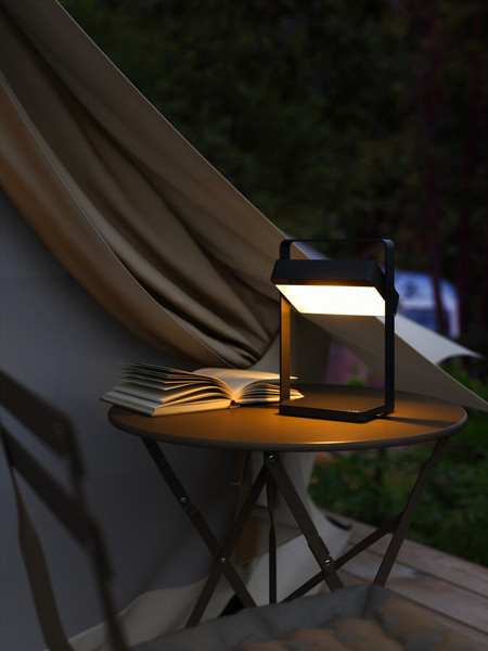 Nordlux SAULIO Solar LED Aussen-Akkuleuchte Warmweiss Dimmbar 3,5W Schwarz IP44 2418035003