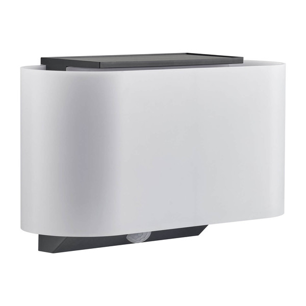 Nordlux PIOLA Solar LED Aussen-Wandleuchte Warmweiss 8W Weiß IP44 2418051001