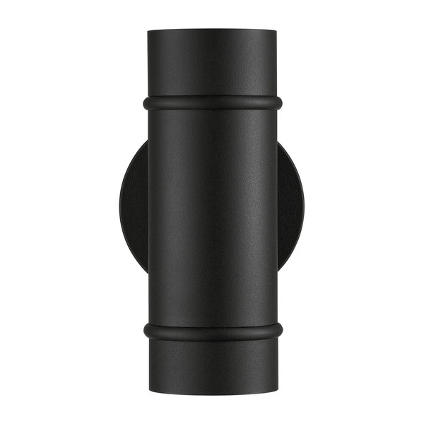 Nordlux 2418151003 ARTILUS Double GU10 Wandleuchte Dimmbar Schwarz IP54