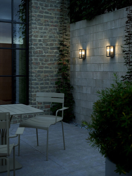 Nordlux LUCHY Aussen-Wandleuchte E27 Schwarz IP44 2418231003