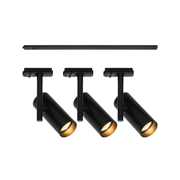 Nordlux 2510096003 Jerome 3-Kit + 1m GU10 Schienensystem Schwarz