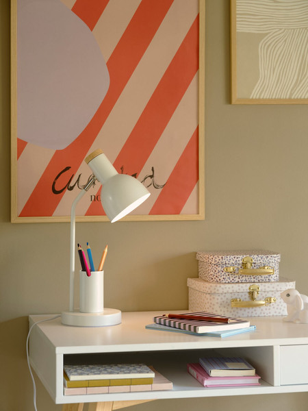 Nordlux 2512405001 DEVONE E27 Tischlampe Weiss