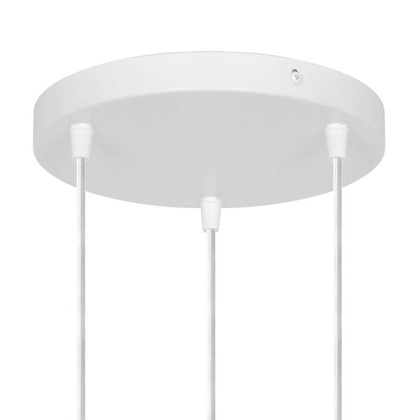 Nordlux 2512709001 LUANA 3-exits Baldachin Weiss