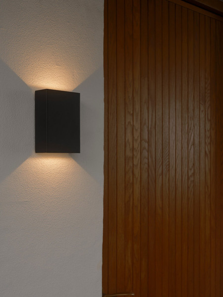 Nordlux 2518031203 FOLD 10  LED Wandleuchte 7,5W Warmweiss Seaside schwarz IP54