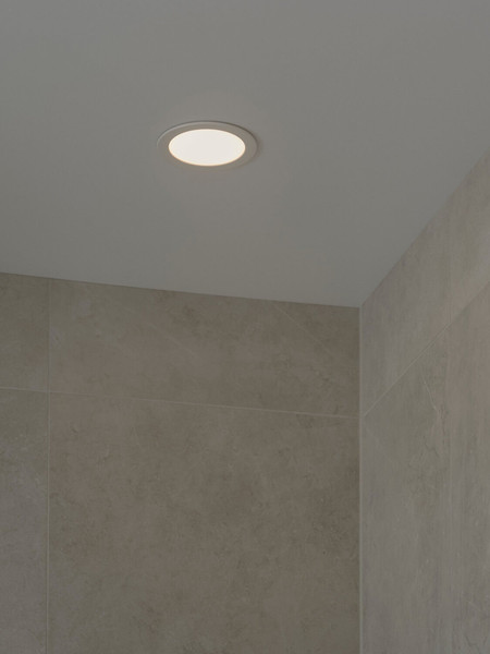 Nordlux LED Einbaustrahler Manacor 12 Weiß dimmbar 600lm 3000/4000K CCT warm-, neutralweiß 90Ra Ø12cm IP20-44 Metall 2610010001