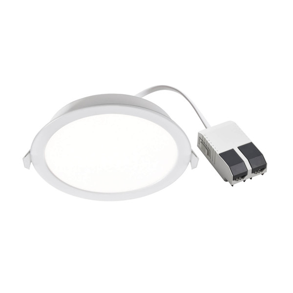 Nordlux LED Einbaustrahler Manacor 18 Weiß dimmbar 1100lm 3000/4000K CCT warm-, neutralweiß 90Ra Ø17,5cm IP20-44 Metall 2610020001