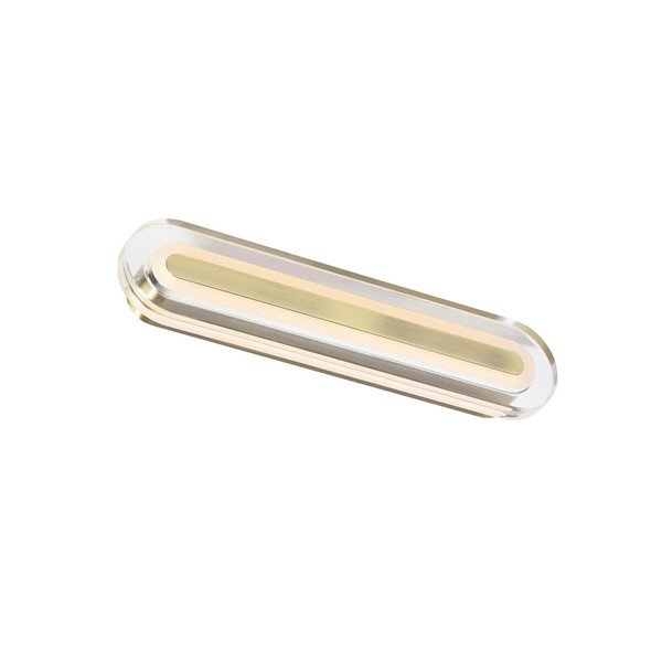 Nordlux LED Wandleuchte Cavara Messing dimmbar 550lm 3000/4000K CCT warm-, neutralweiß 90Ra 35cm IP44 Metall 2610201035