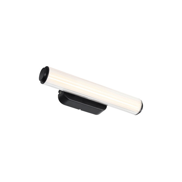 Nordlux LED Wandleuchte Virelle 32 Schwarz dimmbar 760lm 3000/4000K CCT warm-, neutralweiß 90Ra 32cm IP44 Metall 2610221003