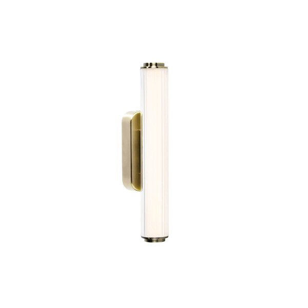 Nordlux LED Wandleuchte Virelle 32 Messing dimmbar 760lm 3000/4000K CCT warm-, neutralweiß 90Ra 32cm IP44 Metall 2610221035