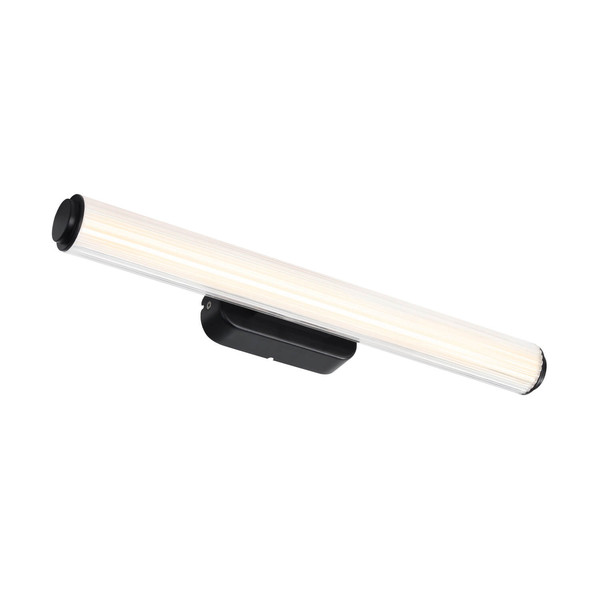 Nordlux LED Wandleuchte Virelle 50 Schwarz dimmbar 1120lm 3000/4000K CCT warm-, neutralweiß 90Ra 50cm IP44 Metall 2610241003