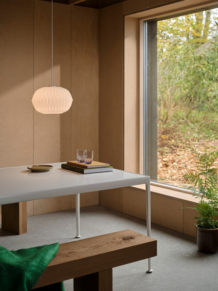 Nordlux Pendelleuchte Aviana Opalweiß E27 dimmbar Ø30cm Glas 2612303001