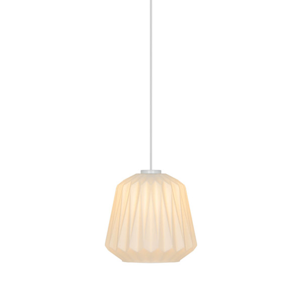 Nordlux Pendelleuchte Elbie Opalweiß E27 dimmbar Ø24cm Glas 2612323001