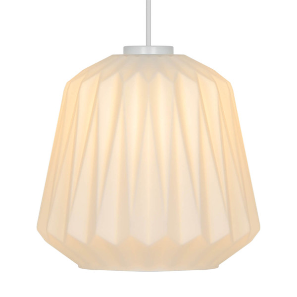 Nordlux Pendelleuchte Elbie Opalweiß E27 dimmbar Ø24cm Glas 2612323001