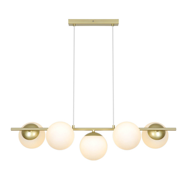 Nordlux Pendelleuchte Lilly Messing 5-flammig 5xE14 Spots dimmbar Metall 2612623035