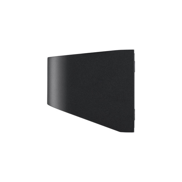 Nordlux LED Wandleuchte Marcellio Solar Schwarz Sensor 400lm 3000K warmweiß 22cm IP54 Aluminium 2618001003