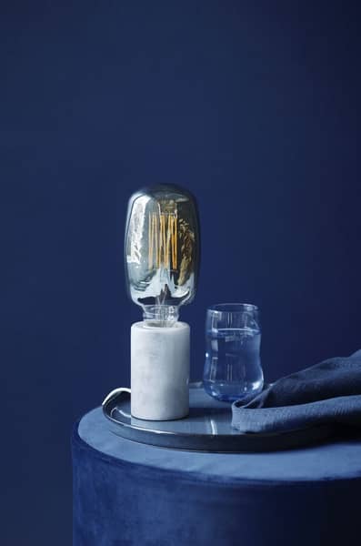 Nordlux 45875001 Siv E27 Tischleuchte Marmor Weiss