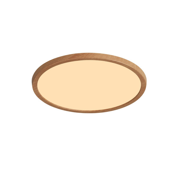 Nordlux 47276004 OJA 29 3- Step LED Deckenleuchte 18W Dimmbar Warmweiss Holzfolie