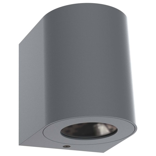 Nordlux Canto 2 LED Wandleuchte 2x6W Warmweiss Grau Außenleuchte 49701010