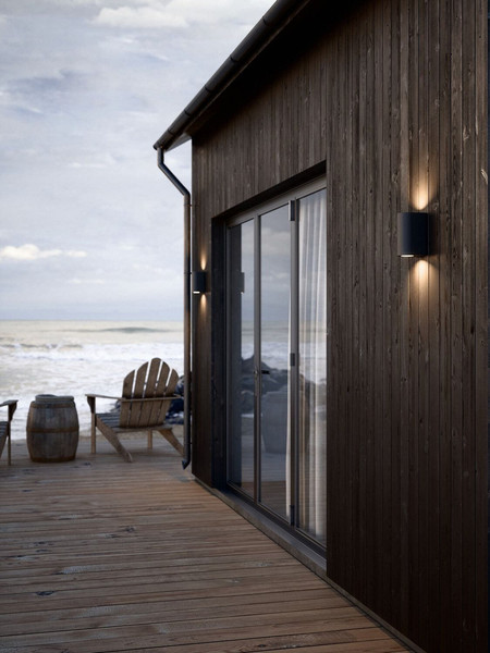 Nordlux Canto Maxi 2 Wandleuchte GU10 Schwarz Außenleuchte 49721203