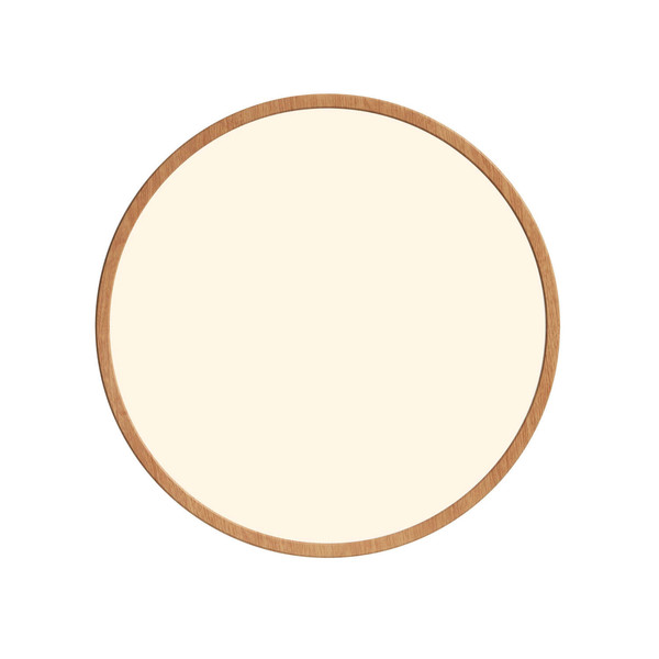 Nordlux 50056104 OJA 42 Dim LED Deckenleuchte 24W Dimmbar Warmweiss Holzfolie IP54