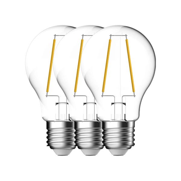 Nordlux 3er-Set LED Lampe Filament E27 7,8W 4000K neutralweiss Klar 5181011023