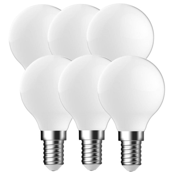 6er-Pack Nordlux LED Lampe Filament E14 4,6W 2700K warmweiss 5182014521
