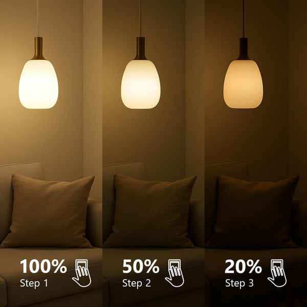 Nordlux LED Lampe E27 A60 4,9W 806lm 2700K warmweiß dimmbar Milchglas Energetic 5251000121