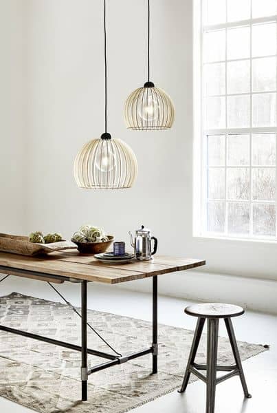 Nordlux 84833014 Chino 30 Hängeleuchte E27 Holz Braun