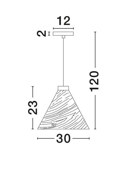 Nova Luce Pendelleuchte Elysian E27 Natur Schwarz Holz Ø30cm 9001070