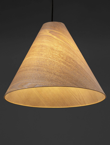 Nova Luce Pendelleuchte Elysian E27 Natur Schwarz Holz Ø45cm 9001071