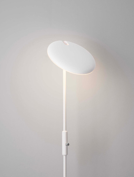 Nova Luce LED Stehleuchte Nostos dimmbar 30W warmweiss 3000K Weiß Aluminium 205cm 9002065