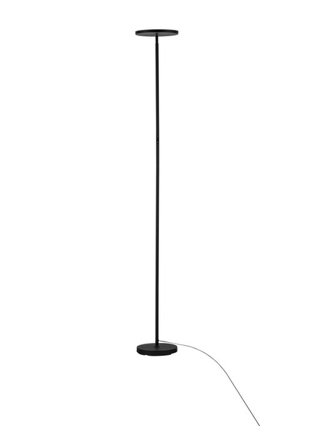 Nova Luce LED Stehleuchte Sinkro dimmbar 30W warmweiss 3000K Schwarz Stahl 181cm 9002082
