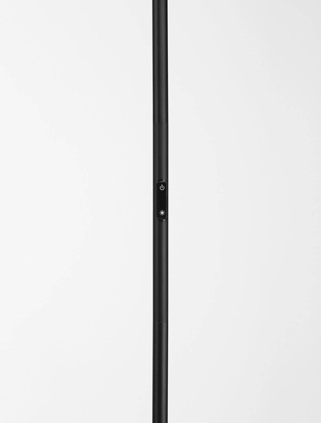 Nova Luce LED Stehleuchte Sinkro dimmbar 30W warmweiss 3000K Schwarz Stahl 181cm 9002082