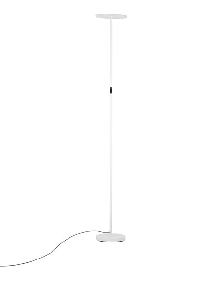 Nova Luce LED Stehleuchte Sinkro dimmbar 30W warmweiss 3000K Weiß Stahl 181cm 9002083