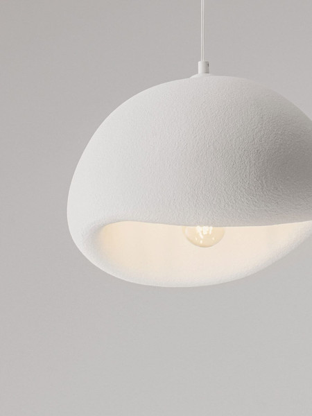 Nova Luce Pendelleuchte Aere E27 Weiß 40x32cm 9002660