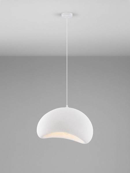 Nova Luce Pendelleuchte Aere E27 Weiß 50x40cm 9002661