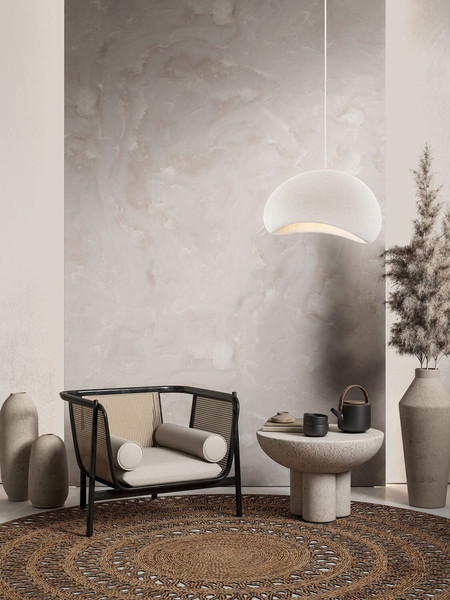 Nova Luce Pendelleuchte Aere E27 Weiß 60x48cm 9002662