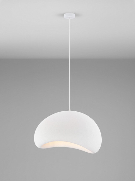Nova Luce Pendelleuchte Aere E27 Weiß 60x48cm 9002662