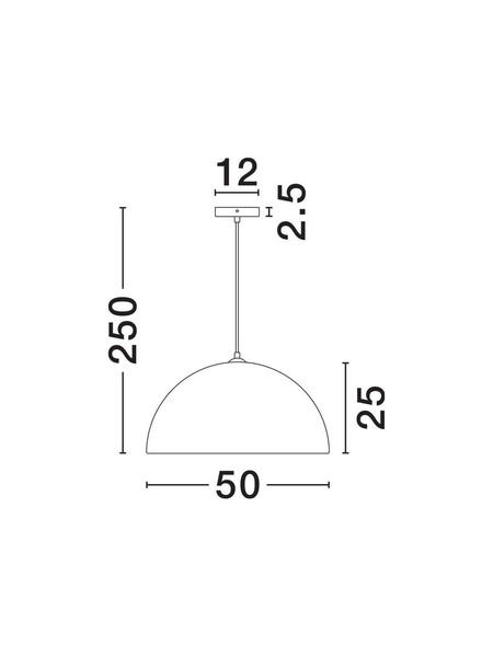 Nova Luce Pendelleuchte Starla E27 Weiß Ø50cm 9002666